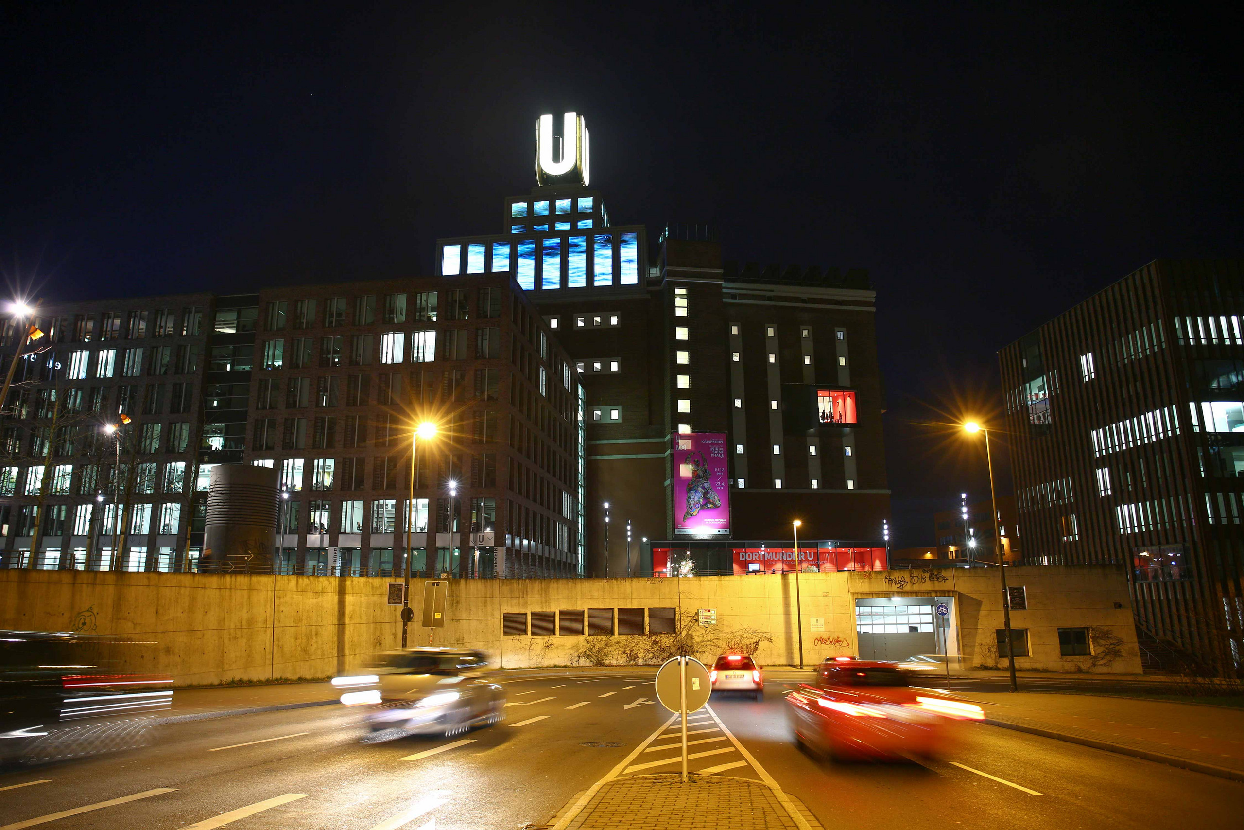 Dortmunder U bei Nacht