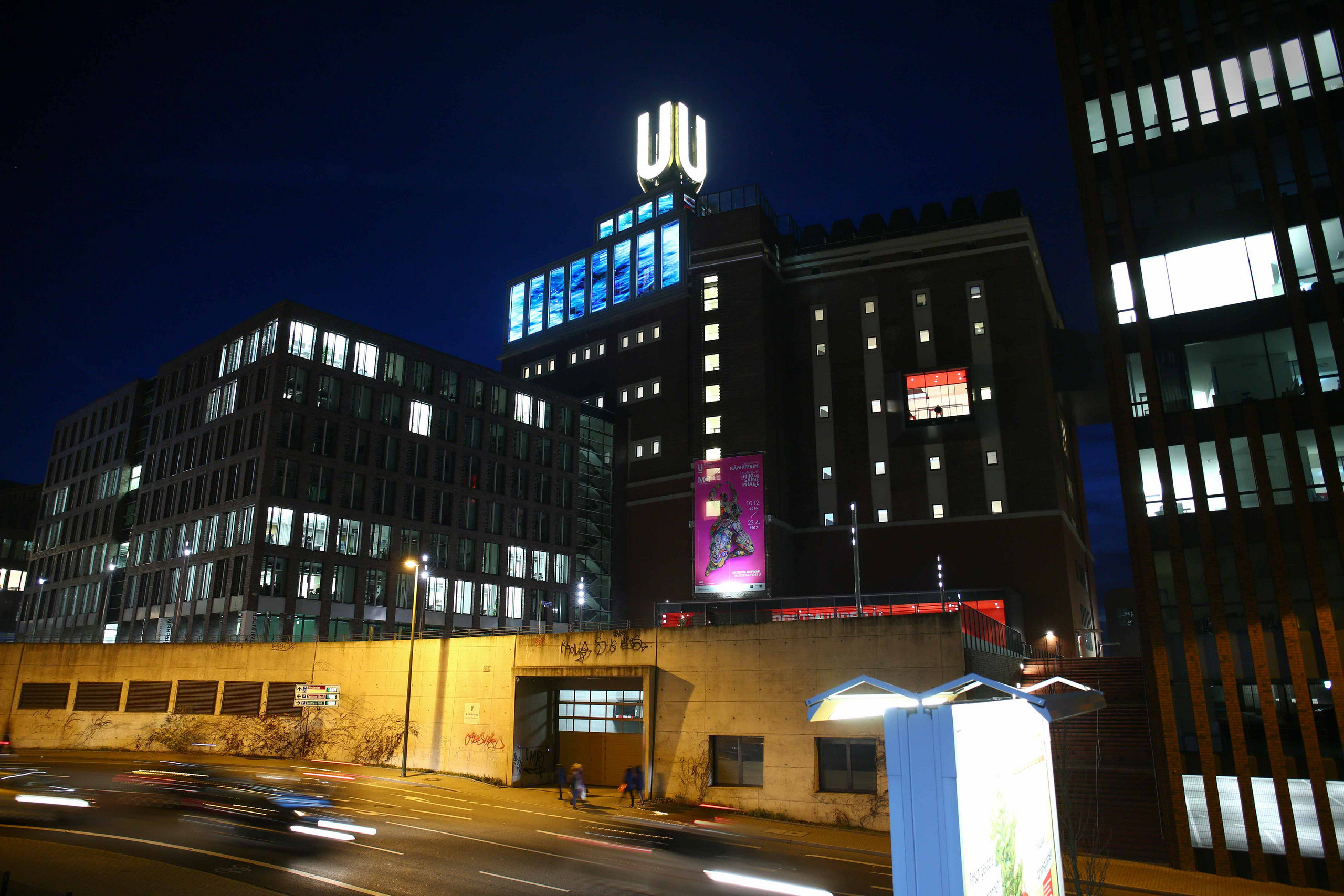 Dortmunder U bei Nacht